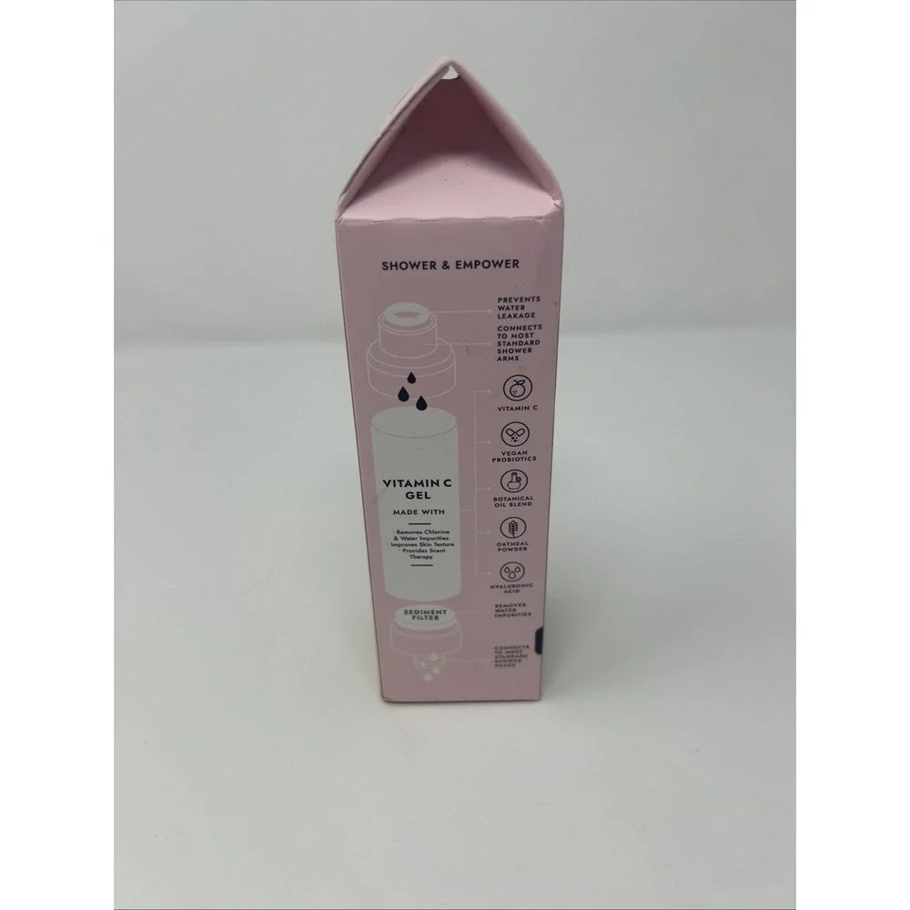 NEW VOESH Vitamin C Shower Filter Blossom Bliss Vegan Soothe & Renew Scalp Body